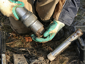 Hand auger borings
